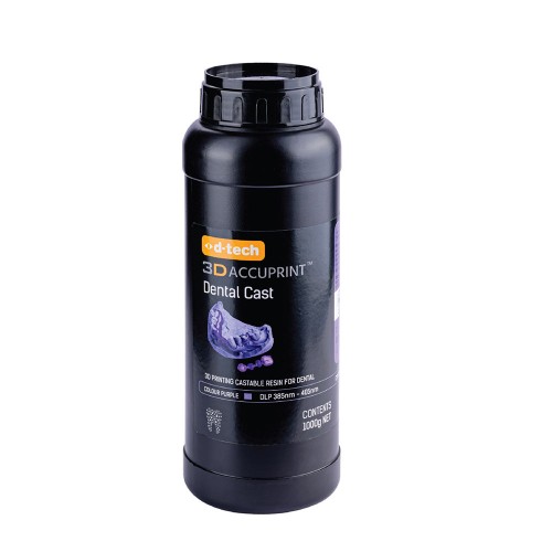 D-Tech 3D Accuprint Dental Cast 3D Printing Resin